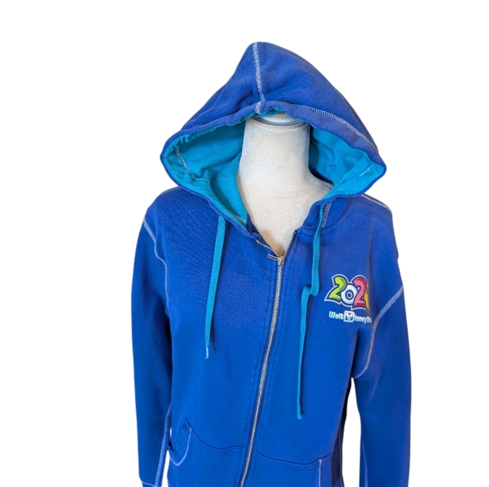 Walt Disney World Parks 2020 Zip Hoodie Sweatshirt Travel Vacation Sz M - Picture 2 of 10
